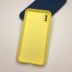 Capa iPhone XS Amarela interior