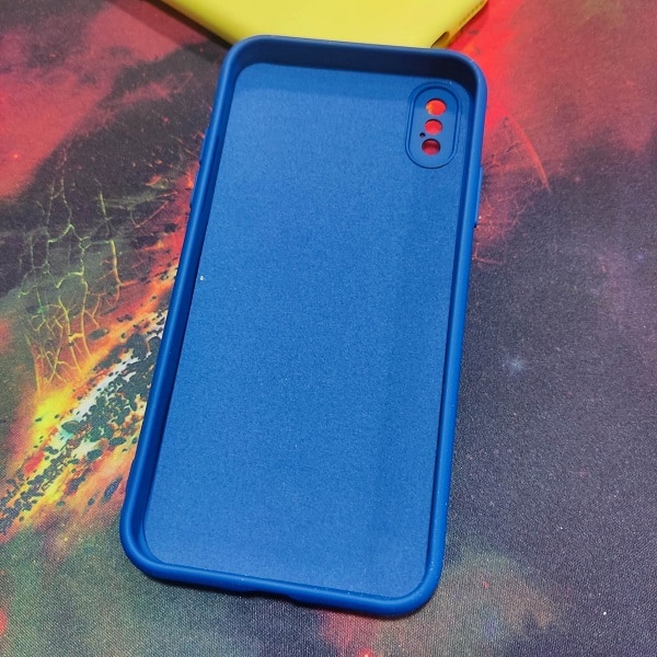 Capa iPhone XS Azul Premium interior